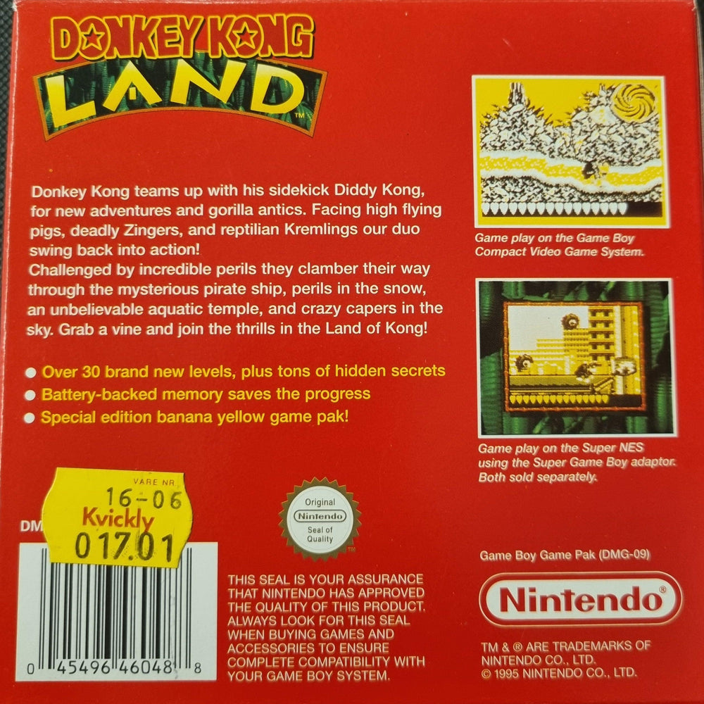 Donkey Kong Land i æske(Nintendo Classics) - ZZGames.dk
