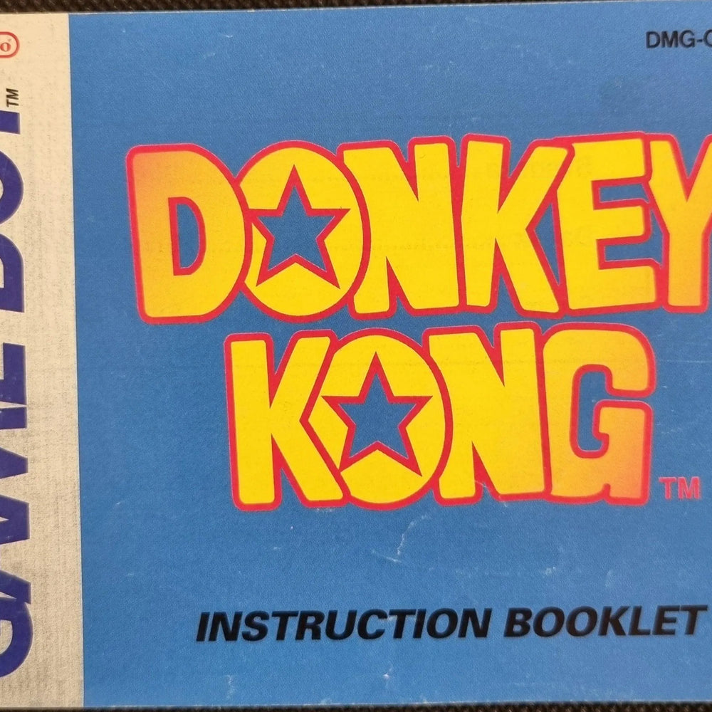 Donkey Kong manual (SCN) - ZZGames.dk