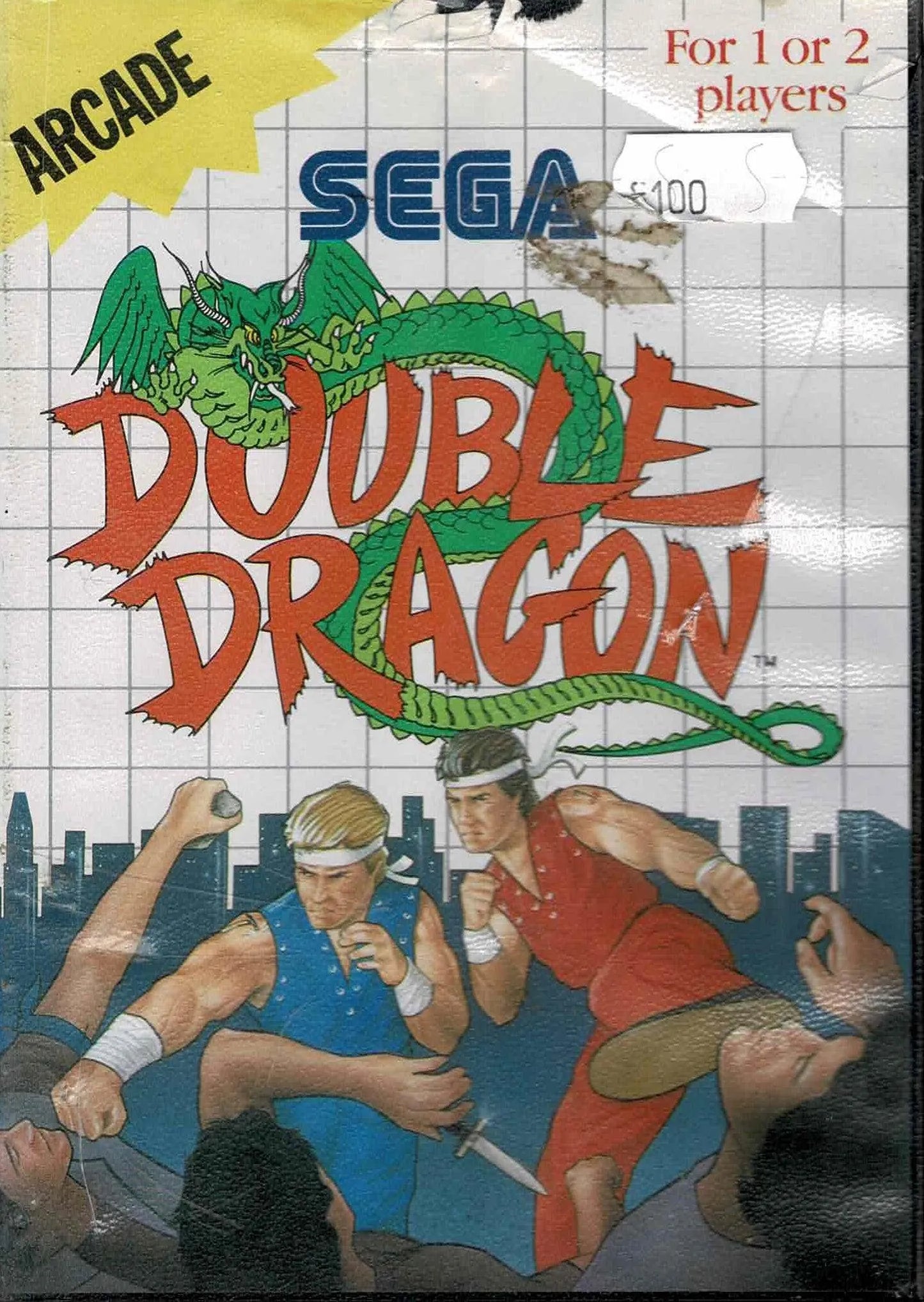 Double Dragon (u. manual og slidt æske) - ZZGames.dk