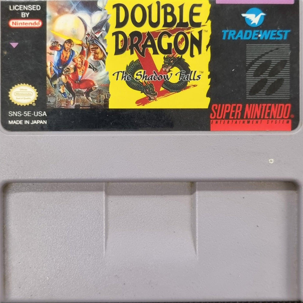 Double Dragon V The Shadow Falls (NTSC) (Tusch på cart) - ZZGames.dk
