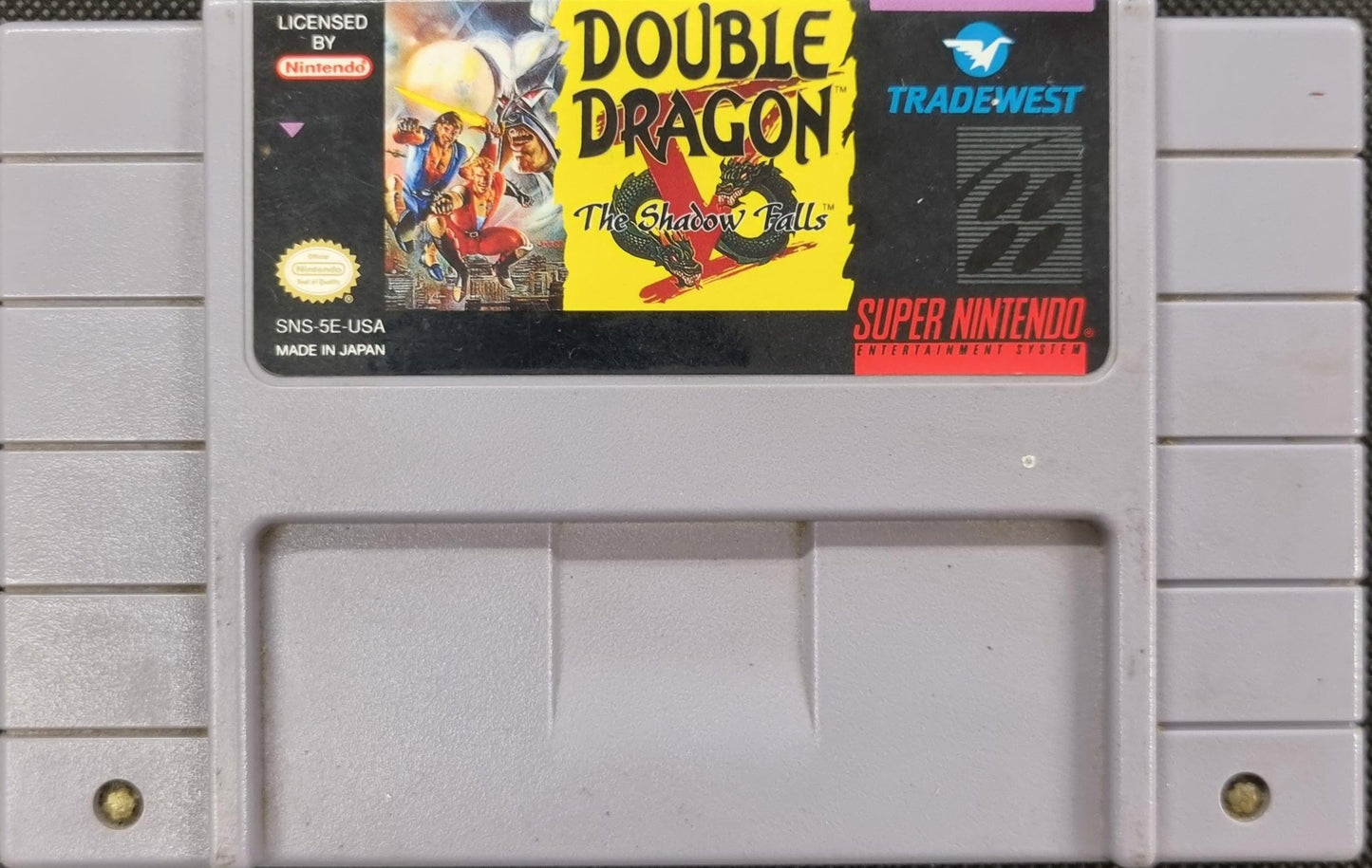 Double Dragon V The Shadow Falls (NTSC) (Tusch på cart) - ZZGames.dk