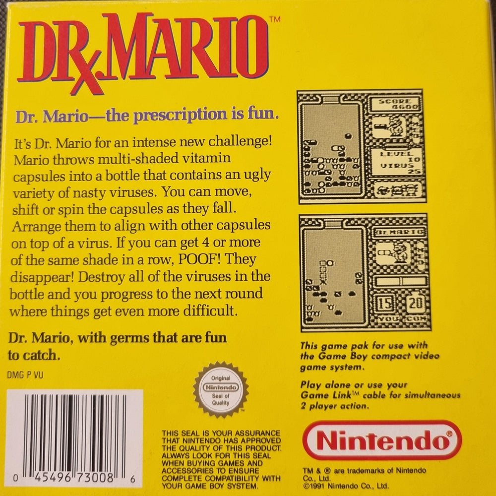 Dr. Mario i æske - ZZGames.dk