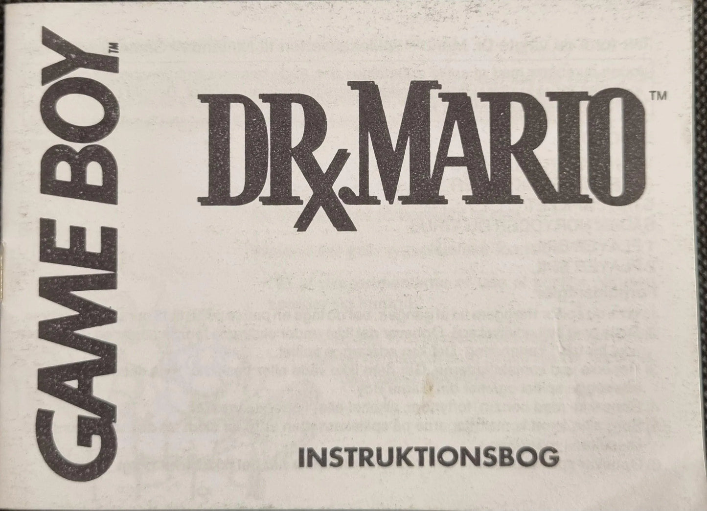 Dr. Mario manual - ZZGames.dk