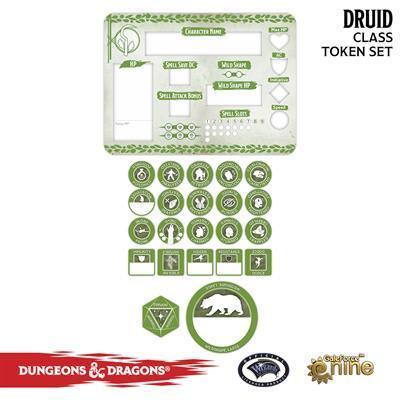 Druid Token Set - ZZGames.dk
