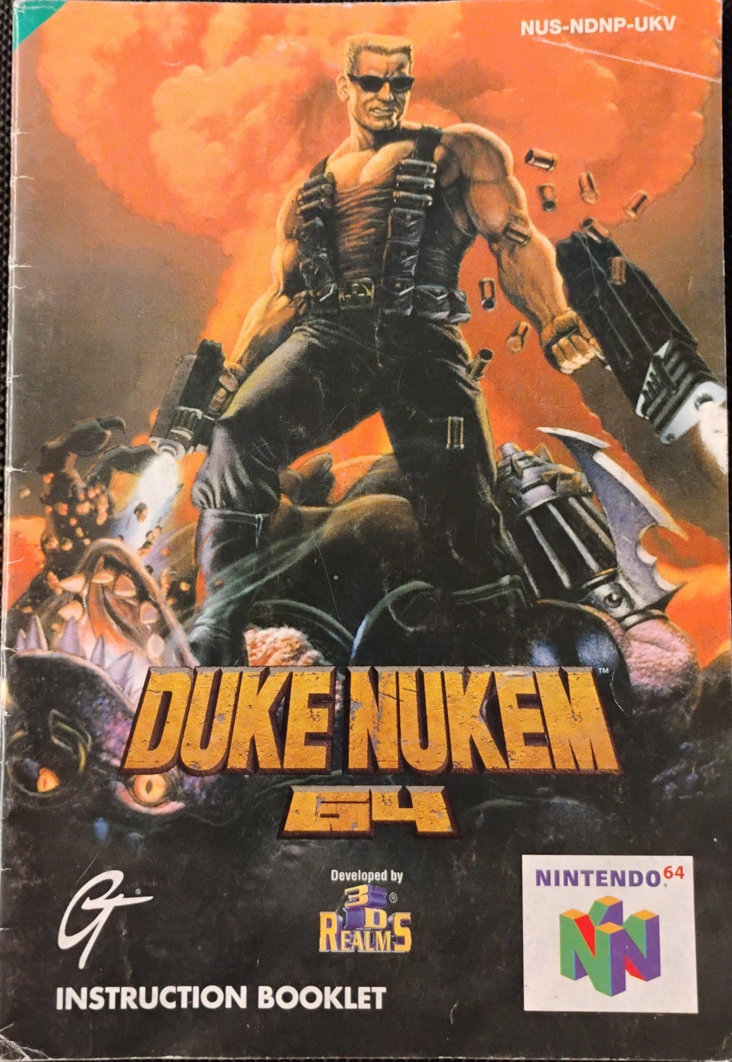 Duke Nukem 64 manual (Kosmetiske fejl) (UKV) - ZZGames.dk
