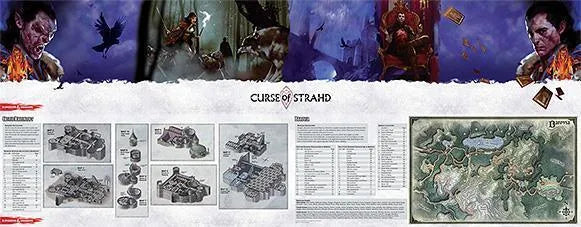 Curse of Strahd - DM Screen - ZZGames.dk