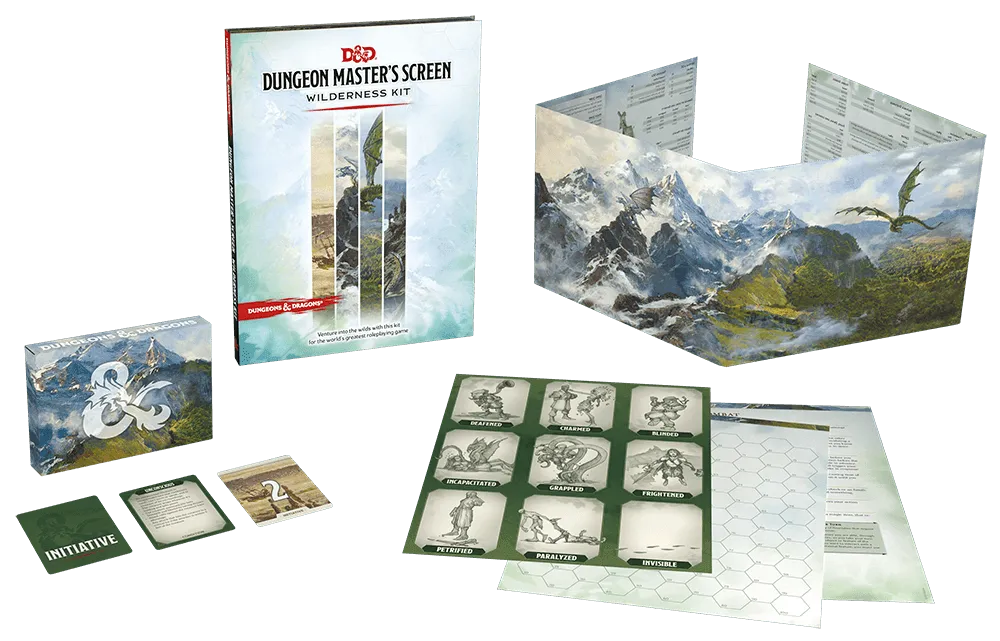 Dungeon Master's Screen - Wilderness Kit - ZZGames.dk