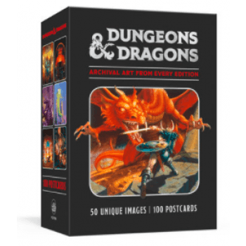 Dungeons & Dragons 100 Postcards: Archival Art from Every Edition - ZZGames.dk