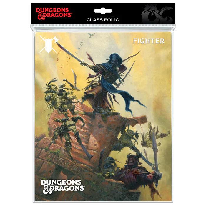 Dungeons & Dragons Class Folio with Stickers - Fighter - ZZGames.dk