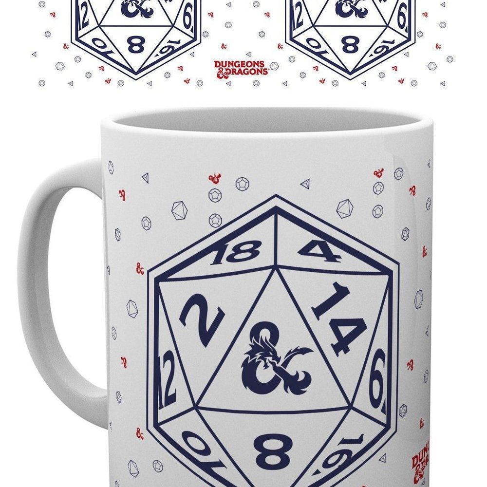 Dungeons and Dragons D20 Mug - ZZGames.dk