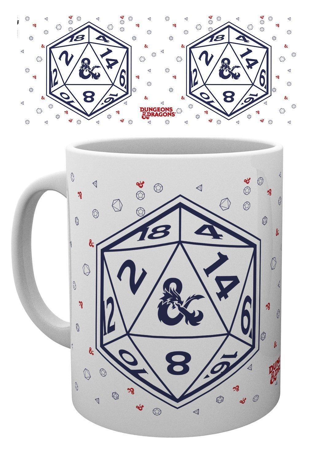 Dungeons and Dragons D20 Mug - ZZGames.dk