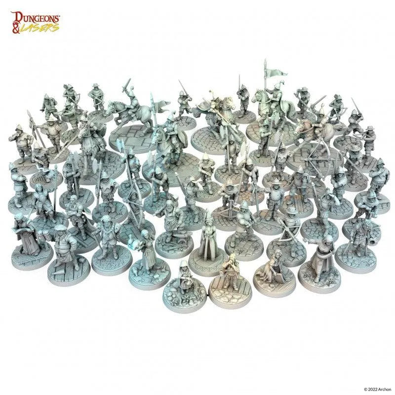 
                  
                    Dungeons & Lasers - Townsfolk Minature Pack - ZZGames.dk
                  
                