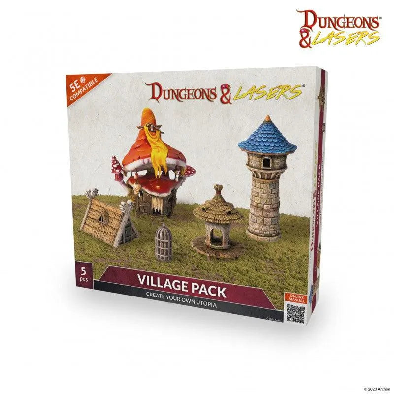 Dungeons & Lasers - Village Pack - ZZGames.dk