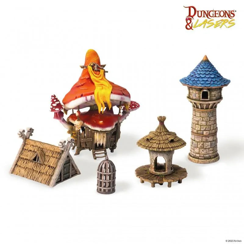 Dungeons & Lasers - Village Pack - ZZGames.dk