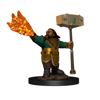 Premium Miniatures: Dwarf Cleric Male - ZZGames.dk