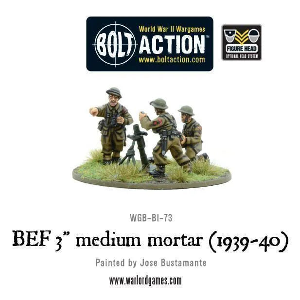 Early War 3" medium mortar - ZZGames.dk