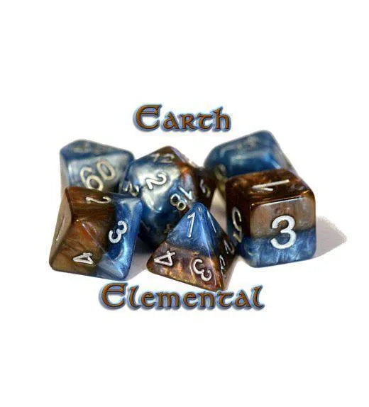 Earth Elemental Halfsies Dice - ZZGames.dk