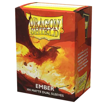 Dragon Shield Dual Matte Sleeves - Ember 'Alaric, Revolution Kindler' (100 Sleeves) - ZZGames.dk