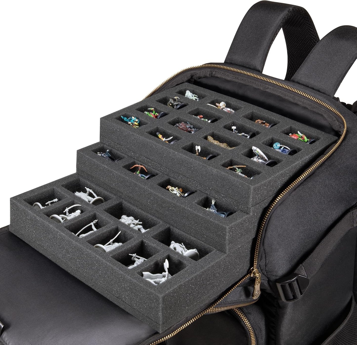 
                  
                    Miniature Painting Storage Backpack - Case for Minis, Paint, and Brushes
                  
                