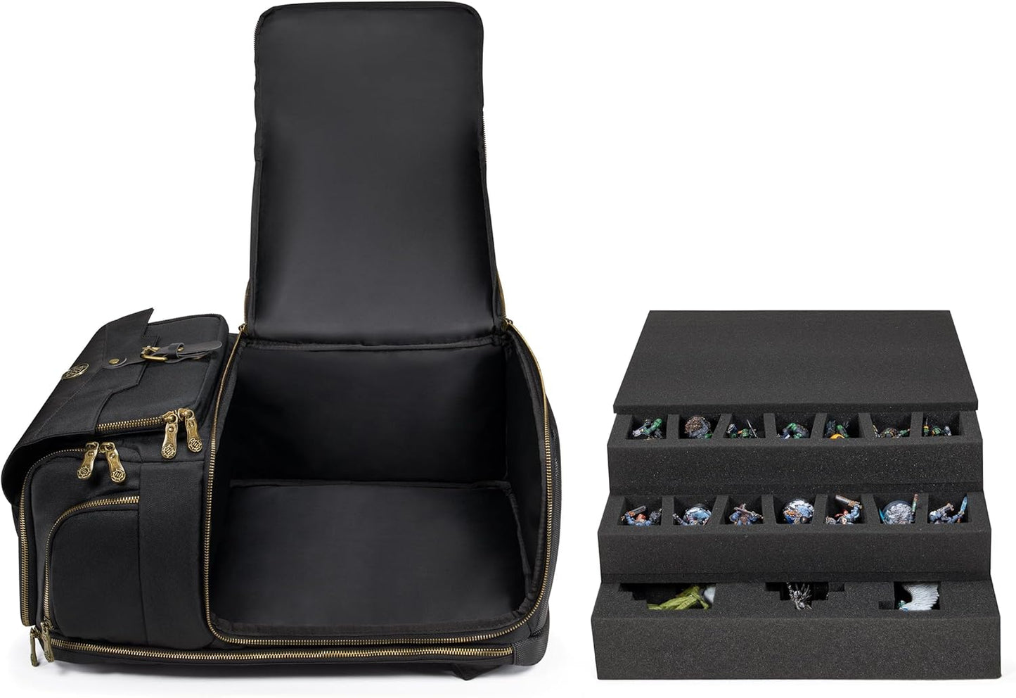 
                  
                    Miniature Painting Storage Backpack - Case for Minis, Paint, and Brushes
                  
                