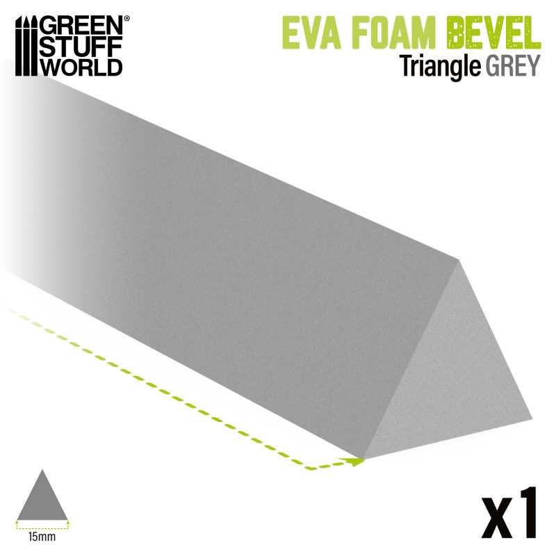 EVA foam bevels - Triangle 15 mm