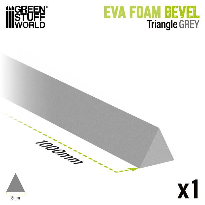 EVA foam bevels - Triangle 8 mm
