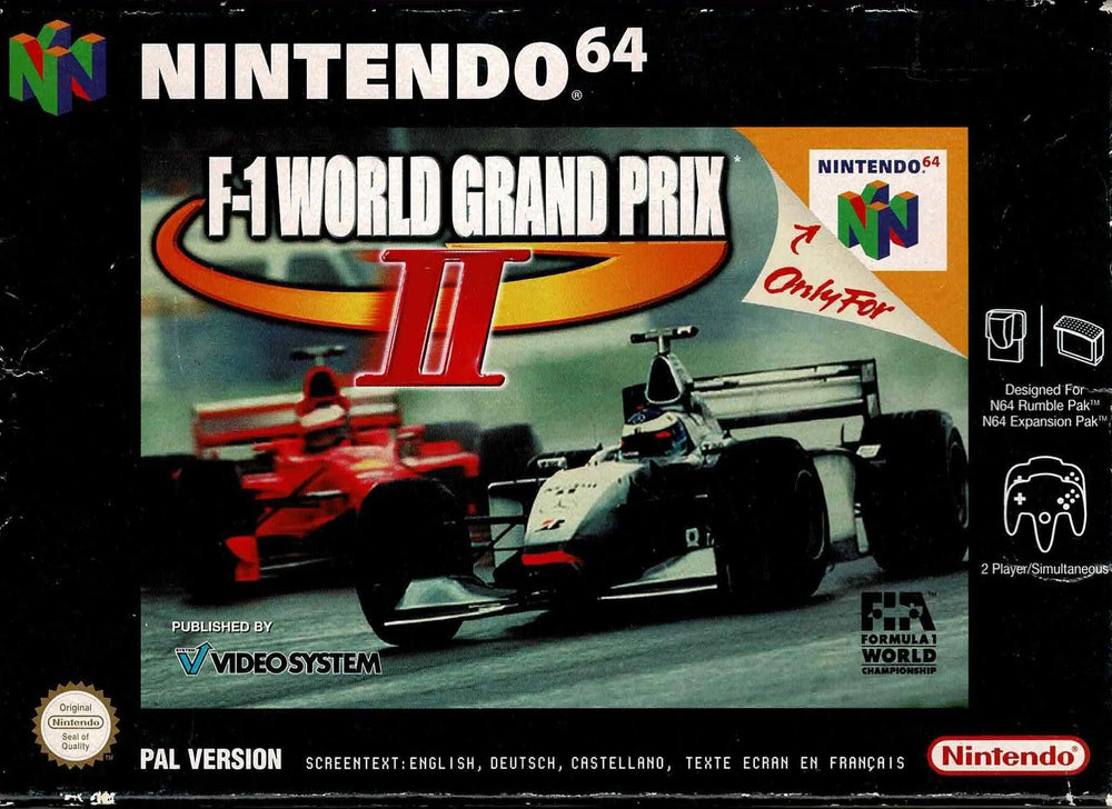 F-1 World Grand Prix II i æske - ZZGames.dk