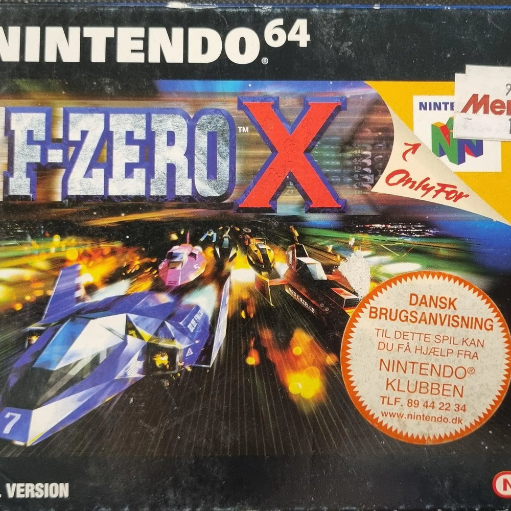 F-Zero X i æske - ZZGames.dk