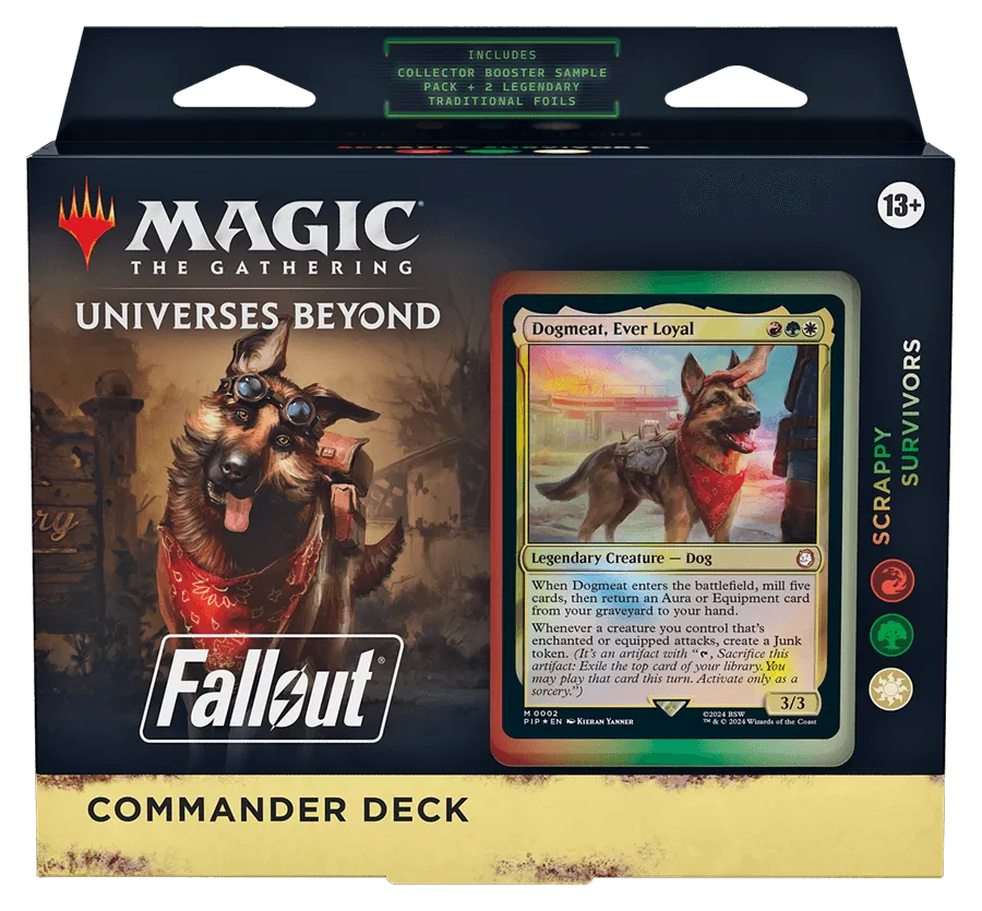 Fallout® Commander Deck: Scrappy Survivors - ZZGames.dk