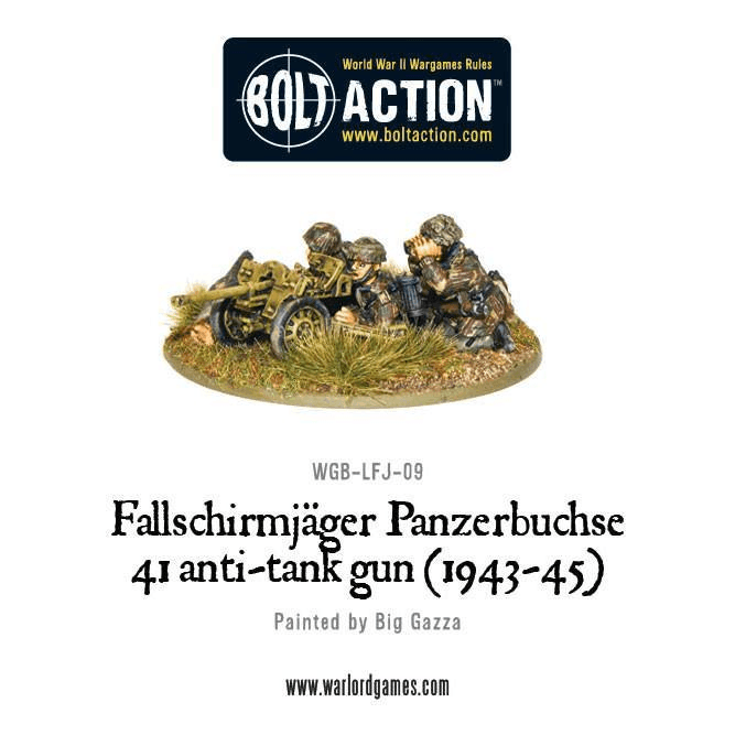 Fallschirmjager Panzerbuche 41 Anti-tank Gun - ZZGames.dk