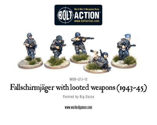 Fallschirmjager with looted Weapons - ZZGames.dk