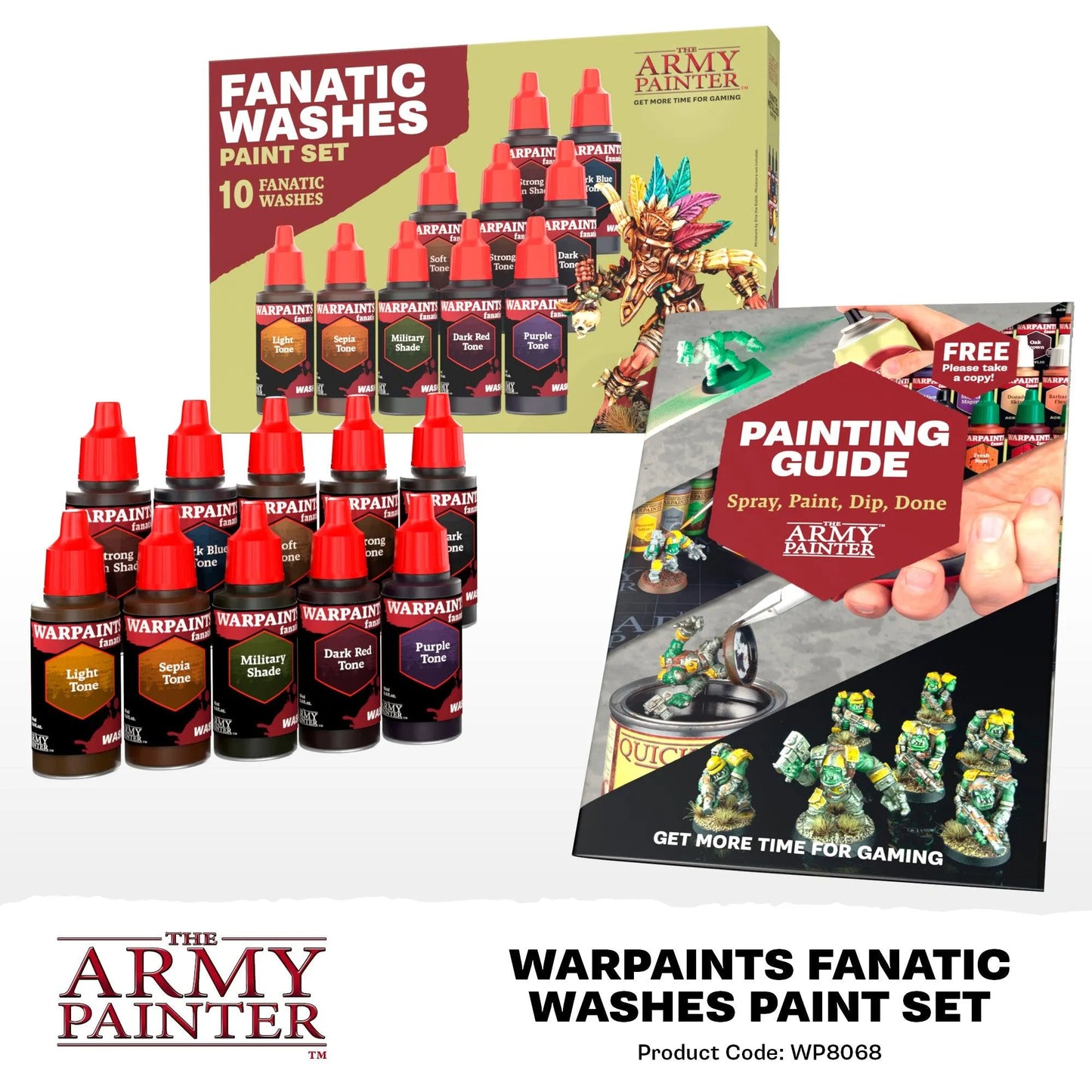 Fanatic Washes Paint Set - ZZGames.dk