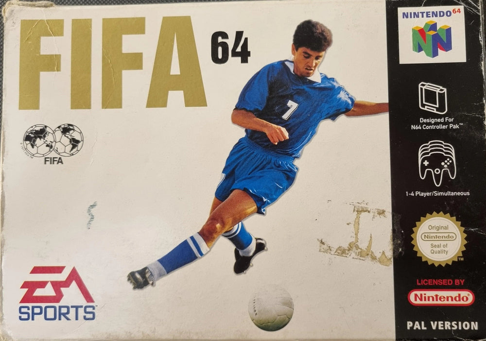 Fifa 64 i æske (kosmetiske fejl) - ZZGames.dk