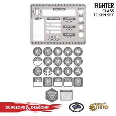 Fighter Token Set - ZZGames.dk