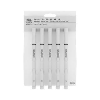 
                  
                    Fineliner Black Set x5 Assorted - ZZGames.dk
                  
                