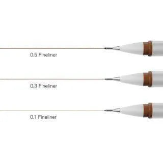 
                  
                    Fineliner Sepia Set x3 Assorted - ZZGames.dk
                  
                