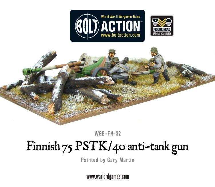 Finnish 75 PSTK/40 Anti-Tank Gun - ZZGames.dk