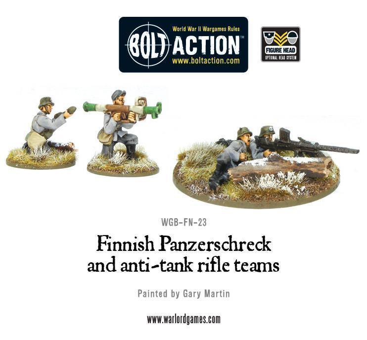 Finnish Panzerschreck and anti-tank rifle teams - ZZGames.dk