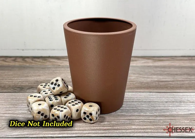 Flexible Dice Cup Brown - ZZGames.dk