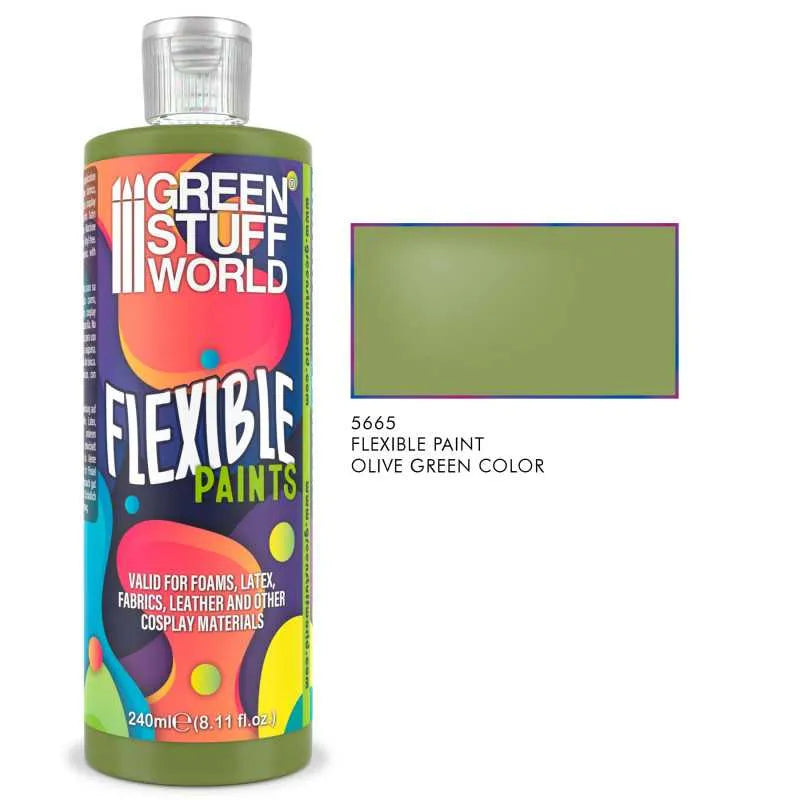 Flexible Paint Olive Green 240ml