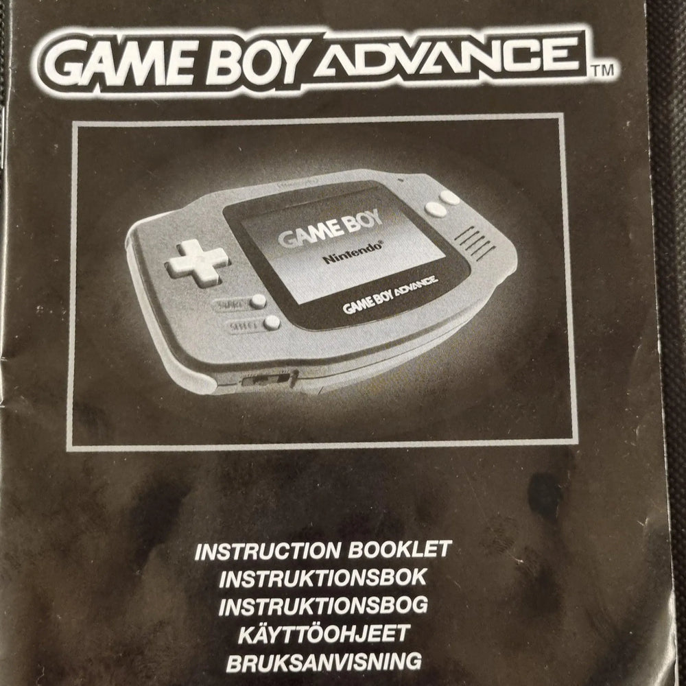 Gameboy Advance manual (SCN) (Mindre kosmetiske fejl) - ZZGames.dk