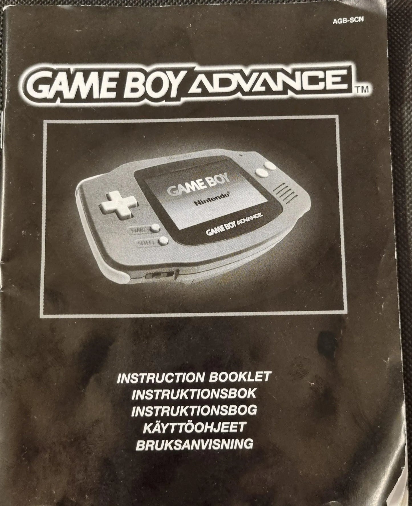 Gameboy Advance manual (SCN) (Mindre kosmetiske fejl) - ZZGames.dk