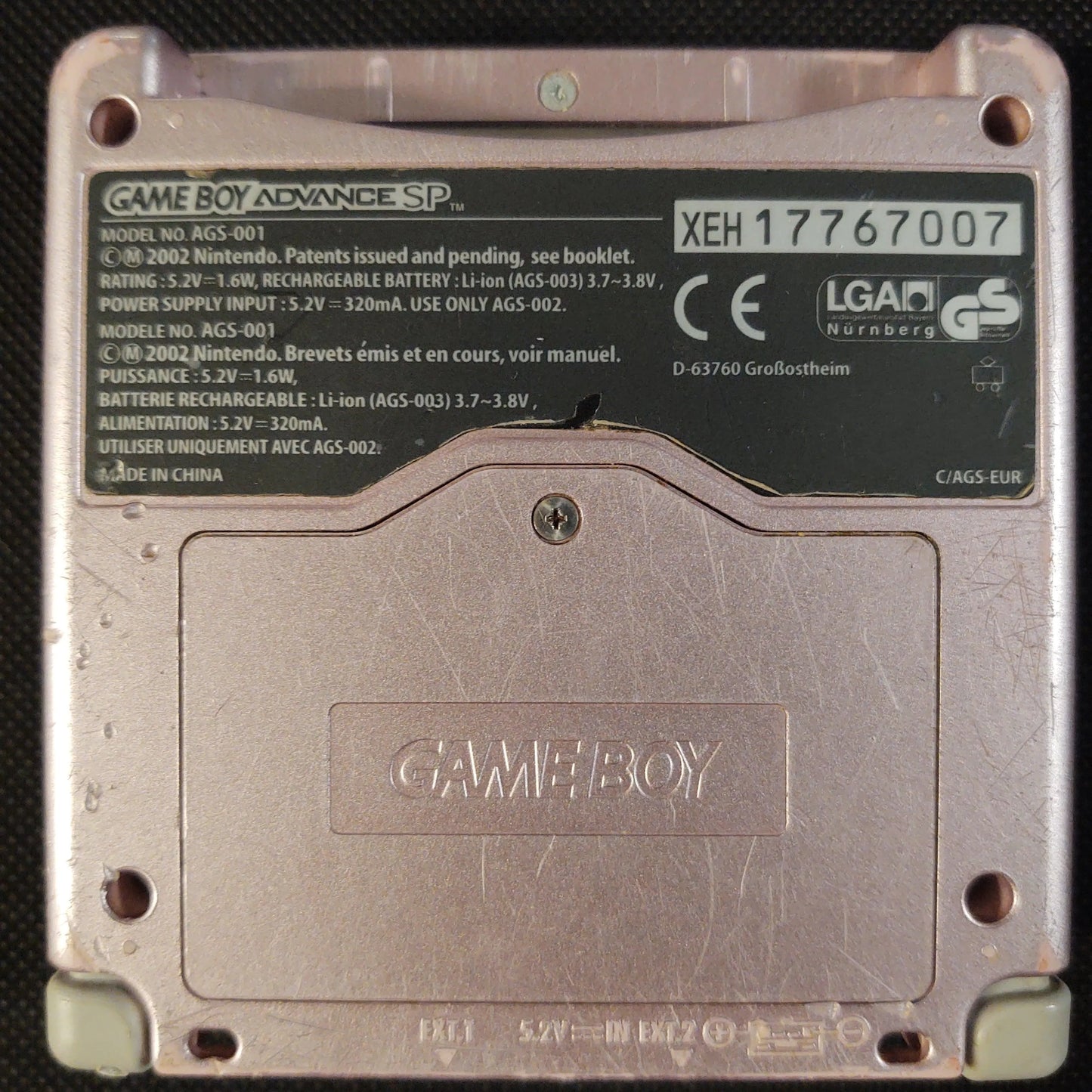 
                  
                    Gameboy Advance SP 001 konsol (Pink) (kosmetiske fejl) - ZZGames.dk
                  
                