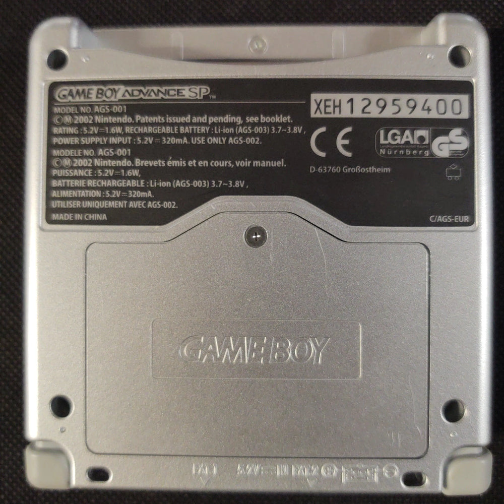 
                  
                    Gameboy Advance SP 001 konsol (Sølv) - ZZGames.dk
                  
                