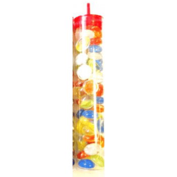Gaming Glass Stones in Tube - Assorted Catseye (40) - ZZGames.dk