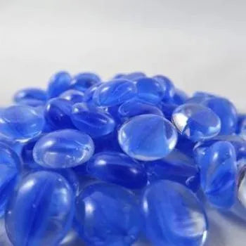 Gaming Glass Stones in Tube - Catseye Dark Blue (40) - ZZGames.dk