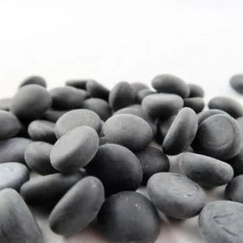 Gaming Glass Stones in Tube - Frosted Opal Black (40) - ZZGames.dk