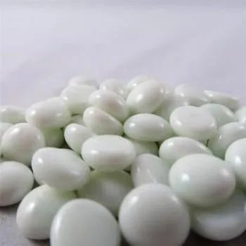 Gaming Glass Stones in Tube - White (40) - ZZGames.dk