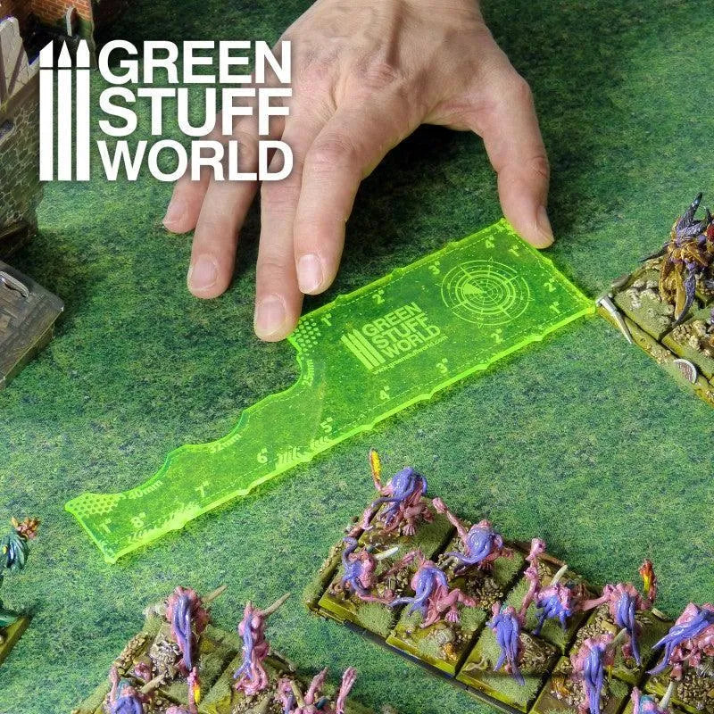 Gaming Measuring Tool - FLUOR GREEN 8 inches - ZZGames.dk