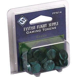 Gaming Tokens - Green - ZZGames.dk